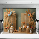 Lofaris Floral Boho Theme Photo Booth Sweet Wedding Backdrop